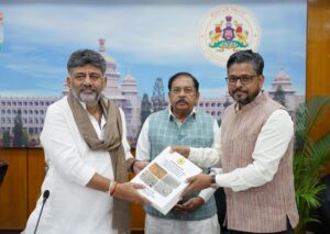 Chief Minister D.K. Shivakumar held discussions on Saturday with a Central Inter Ministerial Team led by Ajit Kumar Sahu 5